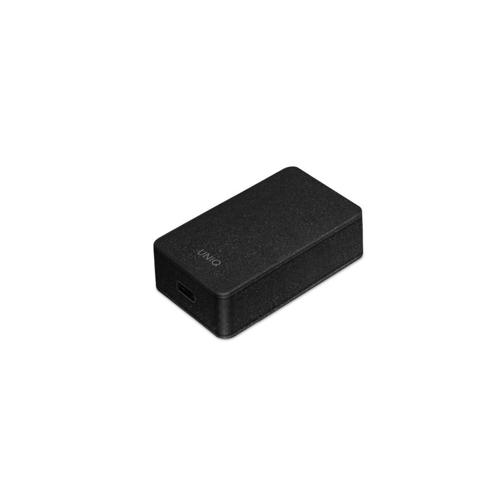 Hurtownia GSM - UNIQ Ład. siec. Versa Slim USB-C PD 18W + kabel USB-C na USB-C czarny/charcoal black (LITHOS Collective) - UNIQ136BLK - {ean13} - Hurt