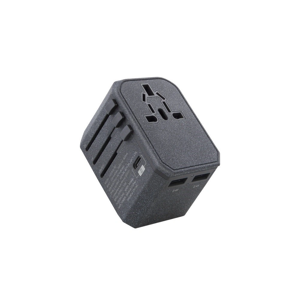 Hurtownia GSM - UNIQ Ład. siec. Voyage World Adapter 33W + 2xUSB + PD 18W + QC 3.0 szary/charcoal grey (LITHOS Collective) - UNIQ137GRY - {ean13} - Hurt