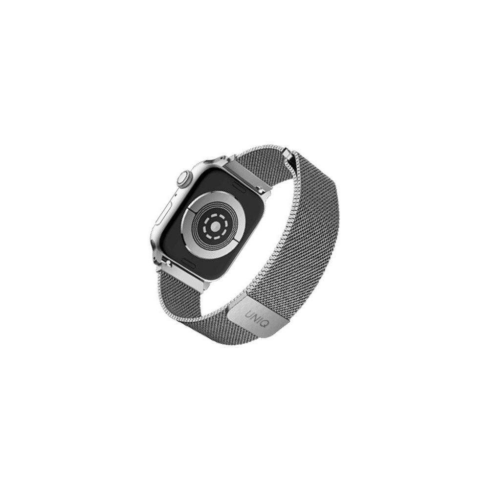 Wholesale UNIQ Dante strap Apple Watch 4/5/6/7/SE/8/9/10 40/41/42mm Stainless Steel silver/sterling silver - UNIQ140SILVER - {ean13} - Hurt