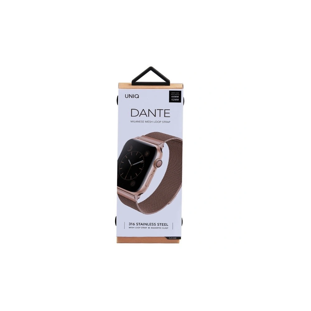Hurtownia GSM - Pasek UNIQ Dante Apple Watch 4/5/6/7/SE/8/9/Ultra 44/45/49mm nerezová ocel růžovo-zlatá/rose gold - UNIQ142ROSEGLD - {ean13} - Hurt