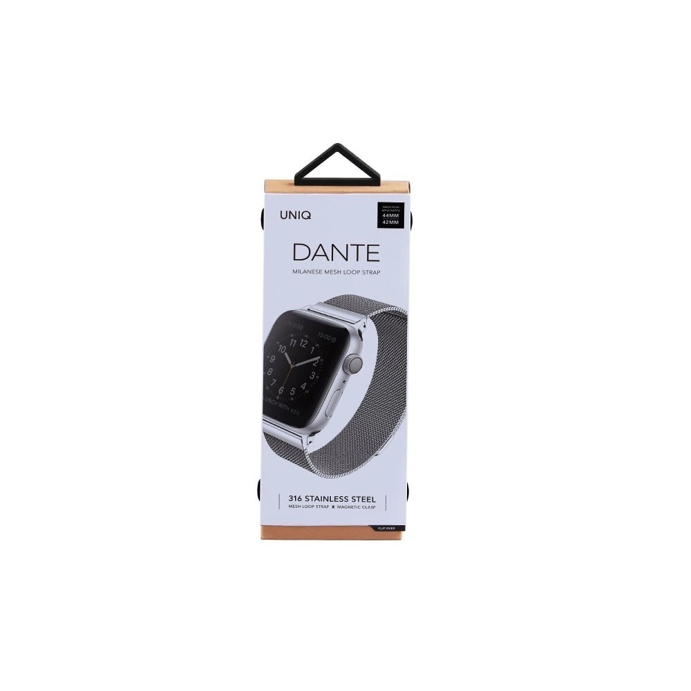 Hurtownia GSM - Pasek UNIQ Dante Apple Watch 4/5/6/7/SE/8/9/Ultra 44/45/49mm Nerezová ocel stříbrná/sterling silver - UNIQ143SILVER - {ean13} - Hurt