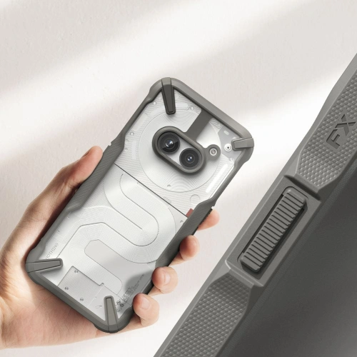 Etui Ringke Fusion-X Nothing Phone 2a / 2a Plus Grey