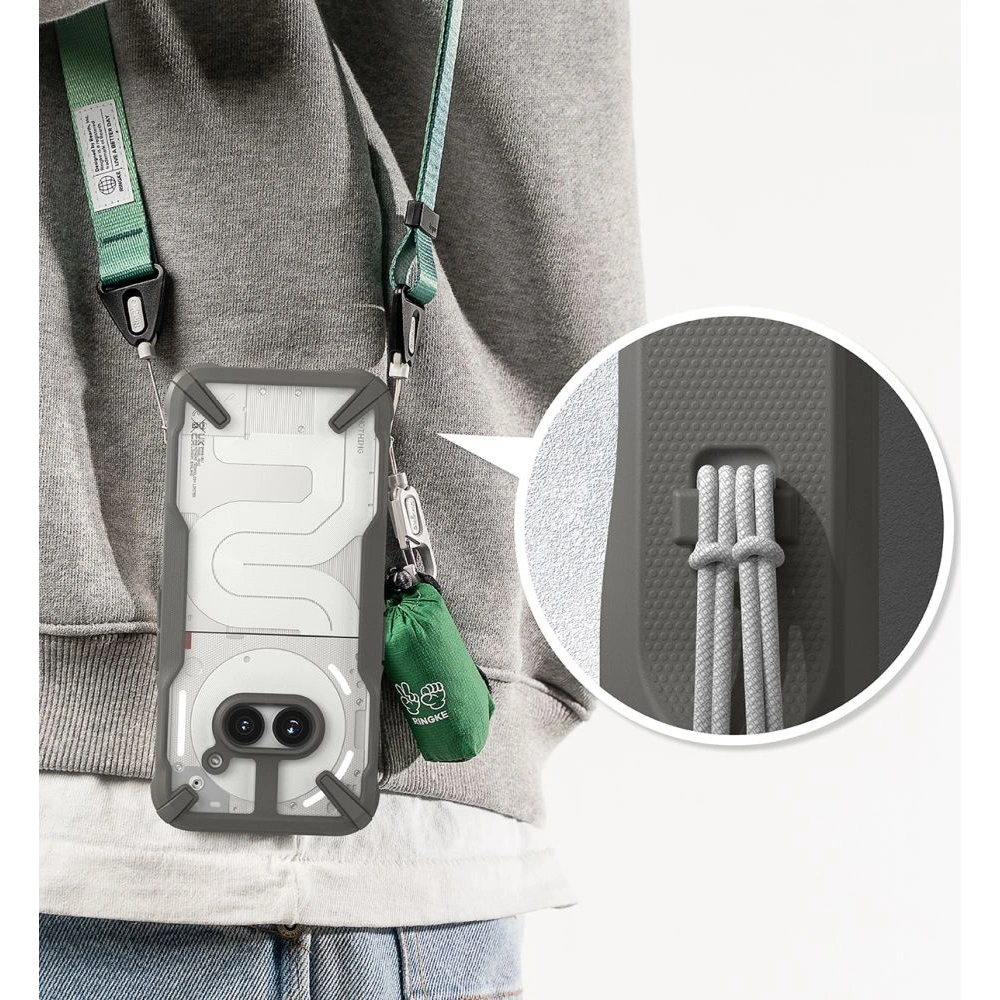 Hurtownia GSM - Etui Ringke Fusion-X Nothing Phone 2a / 2a Plus šedé - RGK1971 - {ean13} - Hurt
