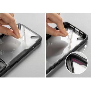 Etui Ringke Fusion-X Nothing Phone 2a / 2a Plus šedé