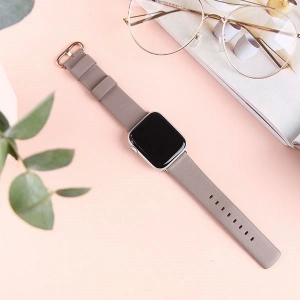 Pasek UNIQ Mondain Apple Watch 4/5/6/7/SE/8/9/Ultra 44/45/49mm Geniune Leather  czarny/midnight black