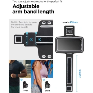 Wholesale Spigen A703 Dynamic Shield Armband 6.9" Black - SPN3391 - {ean13} - Hurt
