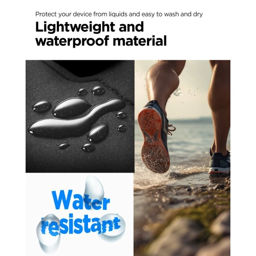 Etui opaska na ramię Spigen A703 Dynamic Shield Armband 6.9" Black