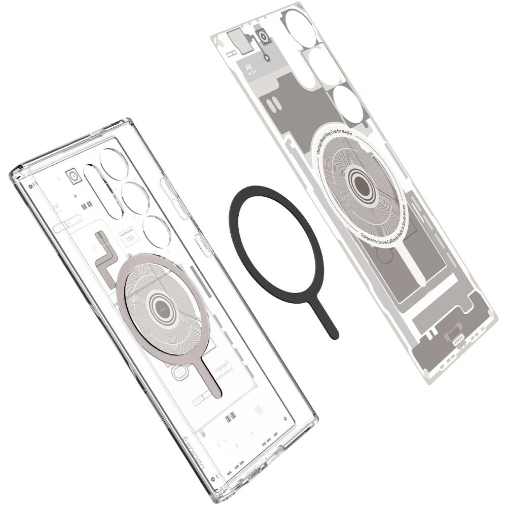 Case Spigen Ultra Hybrid OneTap Ring MagSafe Samsung Galaxy S24 Ultra Zero One Natur Titanium