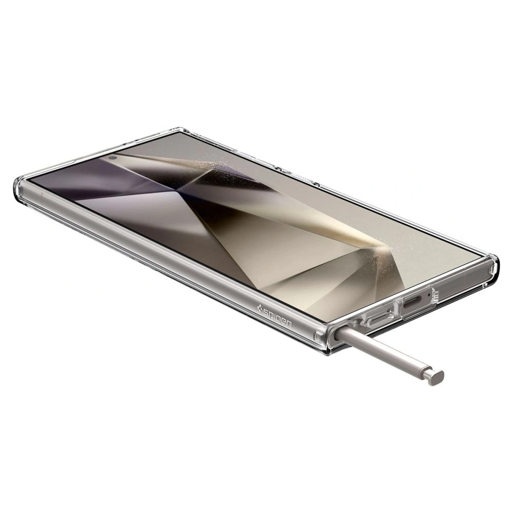 Tok Spigen Ultra Hybrid OneTap Ring MagSafe Samsung Galaxy S24 Ultra Zero One Természetes Titán