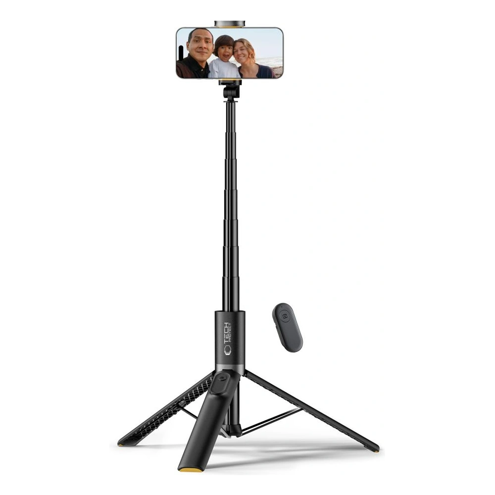 Hurtownia GSM - Kijek Tech-Protect L08s Bluetooth Selfie Bot Tripod Fekete - THP2779 - {ean13} - Hurt