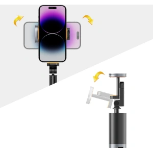 Hurtownia GSM - Kijek Tech-Protect L08s Bluetooth Selfie Bot Tripod Fekete - THP2779 - {ean13} - Hurt