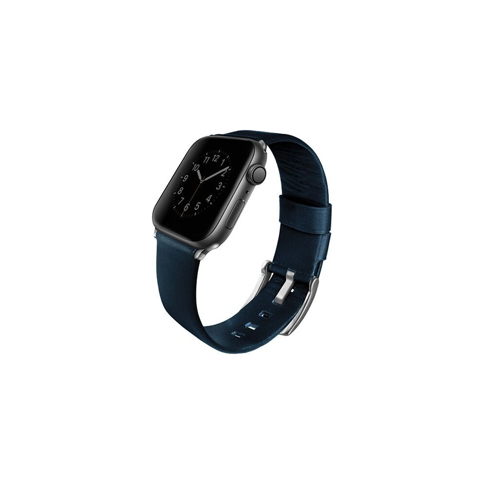 Hurtownia GSM - Pasek UNIQ Mondain Apple Watch 4/5/6/7/SE/8/9/Ultra 44/45/49mm Genuine Leather niebieski/royal blue - UNIQ149BLUE - {ean13} - Hurt