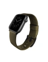 UNIQ Mondain strap Apple Watch 4/5/6/7/SE/8/9/Ultra 44/45/49mm Genuine Leather oliwkowy/olive