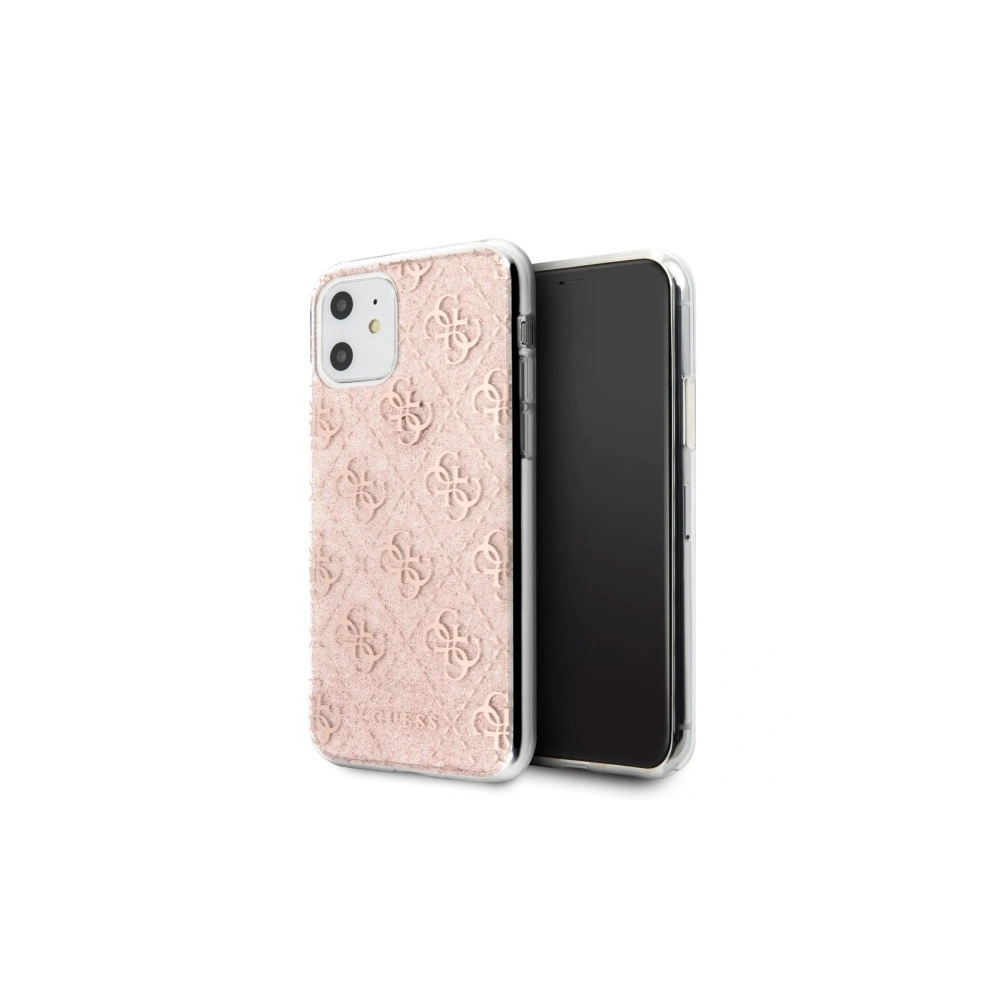 Hurtownia GSM - Etui Guess GUHCN61PCU4GLPI Apple iPhone 11 rozie/pink hard case 4G Glitter - GUE226PNK - {ean13} - Hurt