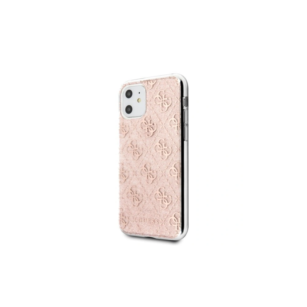 Hurtownia GSM - Etui Guess GUHCN61PCU4GLPI Apple iPhone 11 różowy/pink hard case 4G Glitter - GUE226PNK - {ean13} - Hurt