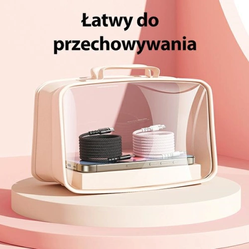 Kabel magnetyczny AWEI CL-166T USB-C / USB-C czarny/black