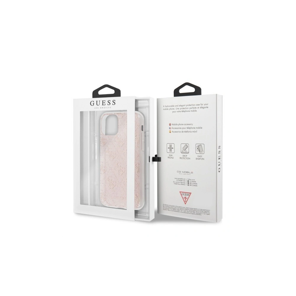 Hurtownia GSM - Etui Guess GUHCN61PCU4GLPI Apple iPhone 11 rozie/pink hard case 4G Glitter - GUE226PNK - {ean13} - Hurt