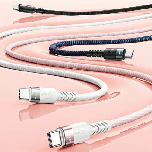 Kabel magnetyczny AWEI CL-166T USB-C / USB-C czarny/black