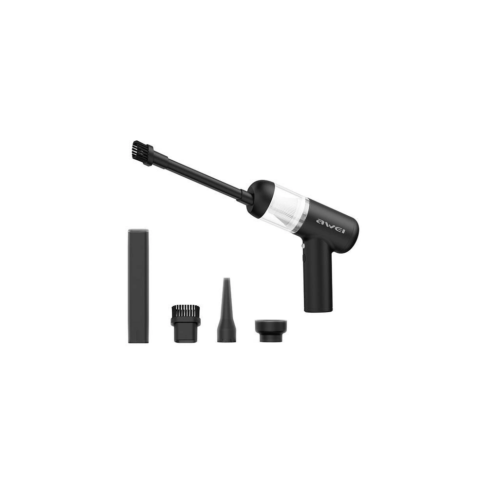 Hurtownia GSM - Mini aspirator fără fir AWEI V2 negru/black - AWEI186 - {ean13} - Hurt