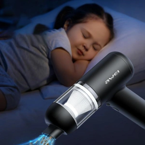 Mini odkurzacz bezprzewodowy AWEI V2 czarny/black