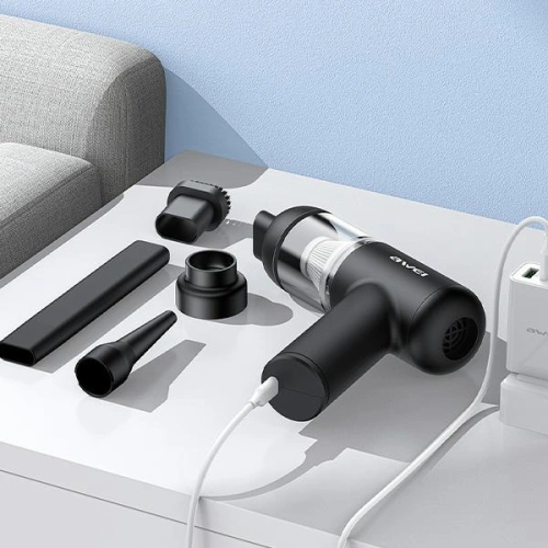 Mini odkurzacz bezprzewodowy AWEI V2 czarny/black