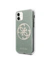 Wholesale Guess GUHCN61PCUGLKA iPhone 11 khaki hard case 4G Circle Glitter - GUE227KHA - {ean13} - Hurt