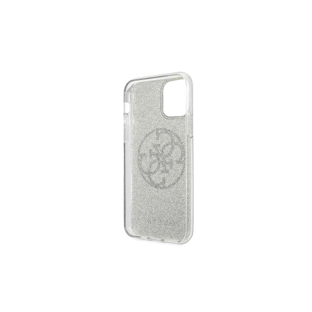 Hurtownia GSM - Etui Guess GUHCN61PCUGLKA Apple iPhone 11 khaki hard case 4G Circle Glitter - GUE227KHA - {ean13} - Hurt