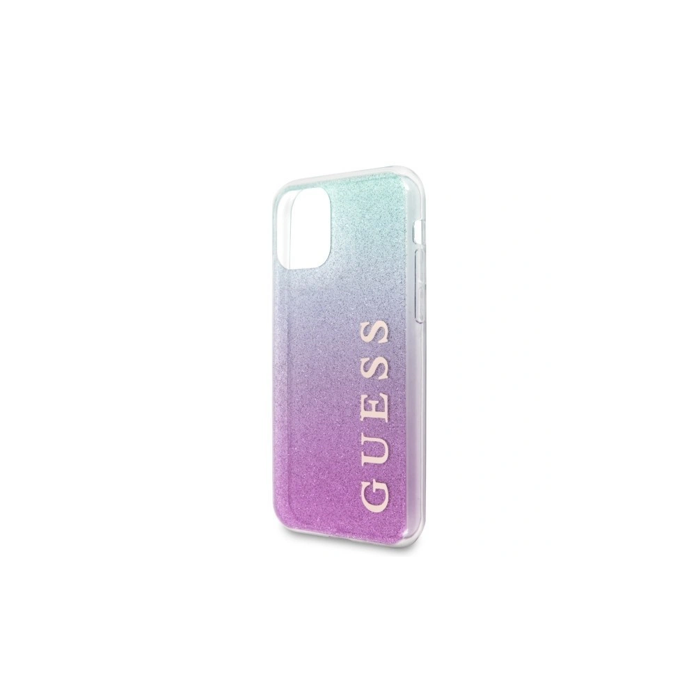 Hurtownia GSM - Etui Guess GUHCN61PCUGLPBL Apple iPhone 11 roz pink-blue/hard case Glitter Gradient - GUE228PNKBLU - {ean13} - Hurt