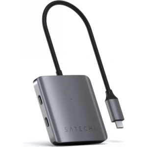 Hurtownia GSM - Adapter Satechi hub USB-C / 4x USB-C űrszürke - STH116 - {ean13} - Hurt