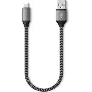 Hurtownia GSM - Cablu Satechi USB-A / Lightning 15W, 25cm space gray - STH117 - {ean13} - Hurt