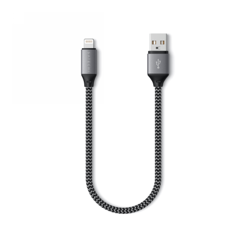 Hurtownia Satechi - 879961009090 - STH117 - Kabel Satechi USB-A / Lightning 15W, 25cm space gray - B2B homescreen