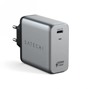 Hurtownia GSM - Hálózati töltő Satechi USB-C, 100W, PD, GaN űrszürke - STH118 - {ean13} - Hurt