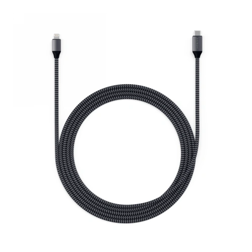 Hurtownia Satechi - 879961008468 - STH120 - Kabel Satechi USB-C / Lightning 29W, 480Mbps, 1.8m space gray - B2B homescreen