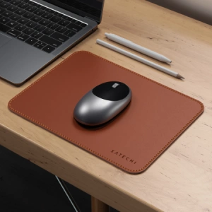 Hurtownia GSM - Mauspad Satechi Eco Leather Kunstleder braun - STH121 - {ean13} - Hurt
