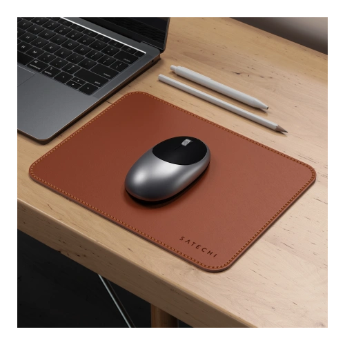 Podkładka pod mysz Satechi Eco Leather ekoskóra brown