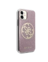 Hurtownia GSM - Etui Guess GUHCN61PCUGLPI Apple iPhone 11 rosa/pink Hartschale 4G Circle Glitter - GUE229PNK - {ean13} - Hurt