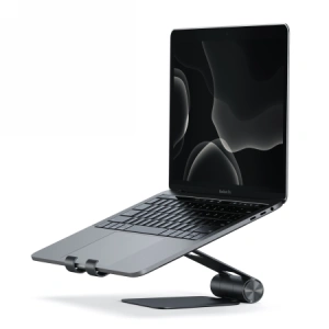 Hurtownia GSM - Suport Satechi R1 din aluminiu cu balama, suport pliabil Apple iPhone / iPad negru - STH123 - {ean13} - Hurt