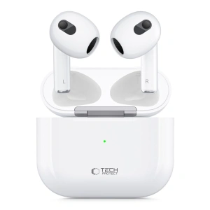 Hurtownia GSM - Bezdrátová sluchátka do uší Tech-Protect UltraBoost TWS Earphone Core bílá - THP2785 - {ean13} - Hurt