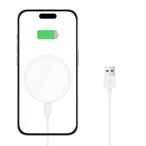 Ładowarka bezprzewodowa Tech-Protect QI15W-A33 Magnetic MagSafe Wireless Charger White