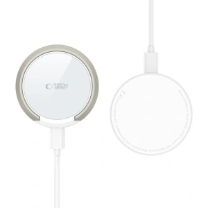 Hurtownia GSM - Vezeték nélküli töltő Tech-Protect QI15W-A33 Magnetic MagSafe Vezeték nélküli Töltő Fehér - THP2787 - {ean13} - Hurt