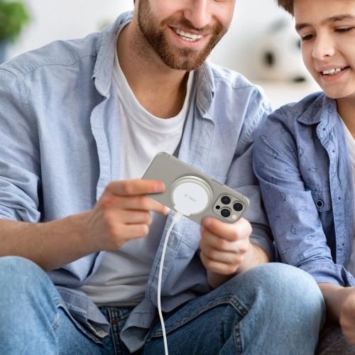 Ładowarka bezprzewodowa Tech-Protect QI15W-A33 Magnetic MagSafe Wireless Charger White