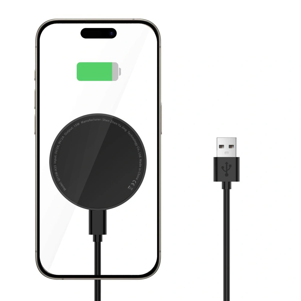 Hurtownia GSM - Bezdrátová nabíječka Tech-Protect QI15W-A33 Magnetic MagSafe Wireless Charger Black - THP2788 - {ean13} - Hurt