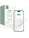 Vezeték nélküli töltő Tech-Protect QI15W-A34 Magnetic MagSafe Wireless Charger White