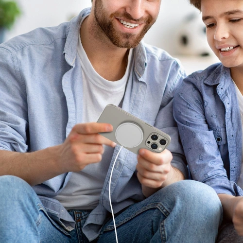 Ładowarka bezprzewodowa Tech-Protect QI15W-A34 Magnetic MagSafe Wireless Charger White