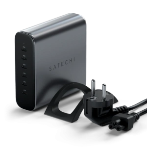 Hurtownia GSM - Hálózati töltő Satechi 6-Port 6xUSB-C GaN 200W PD GaN űrszürke - STH126 - {ean13} - Hurt