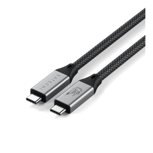 Kabel Satechi USB-C / USB-C, USB 4.0, 240W, 40Gbp,s 8K60Hz / 4K120Hz space gray
