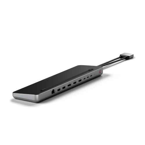 Stacja dokująca Satechi Dual Dock Stand MacBook 2xUSB-C / USB-C PD 75W,2xUSB-C,2xHDMI 2.0, DP 1.4 Port, 2xUSB-A,RJ45,M.2 SATA/NVMe