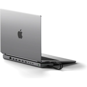Hurtownia GSM - Dokkoló állomás Satechi Dual Dock Stand MacBook 2xUSB-C / USB-C PD 75W, 2xUSB-C, 2xHDMI 2.0, DP 1.4 Port, 2xUSB-A, RJ45, M.2 SATA/NVMe - STH128 - {ean13} - Hurt