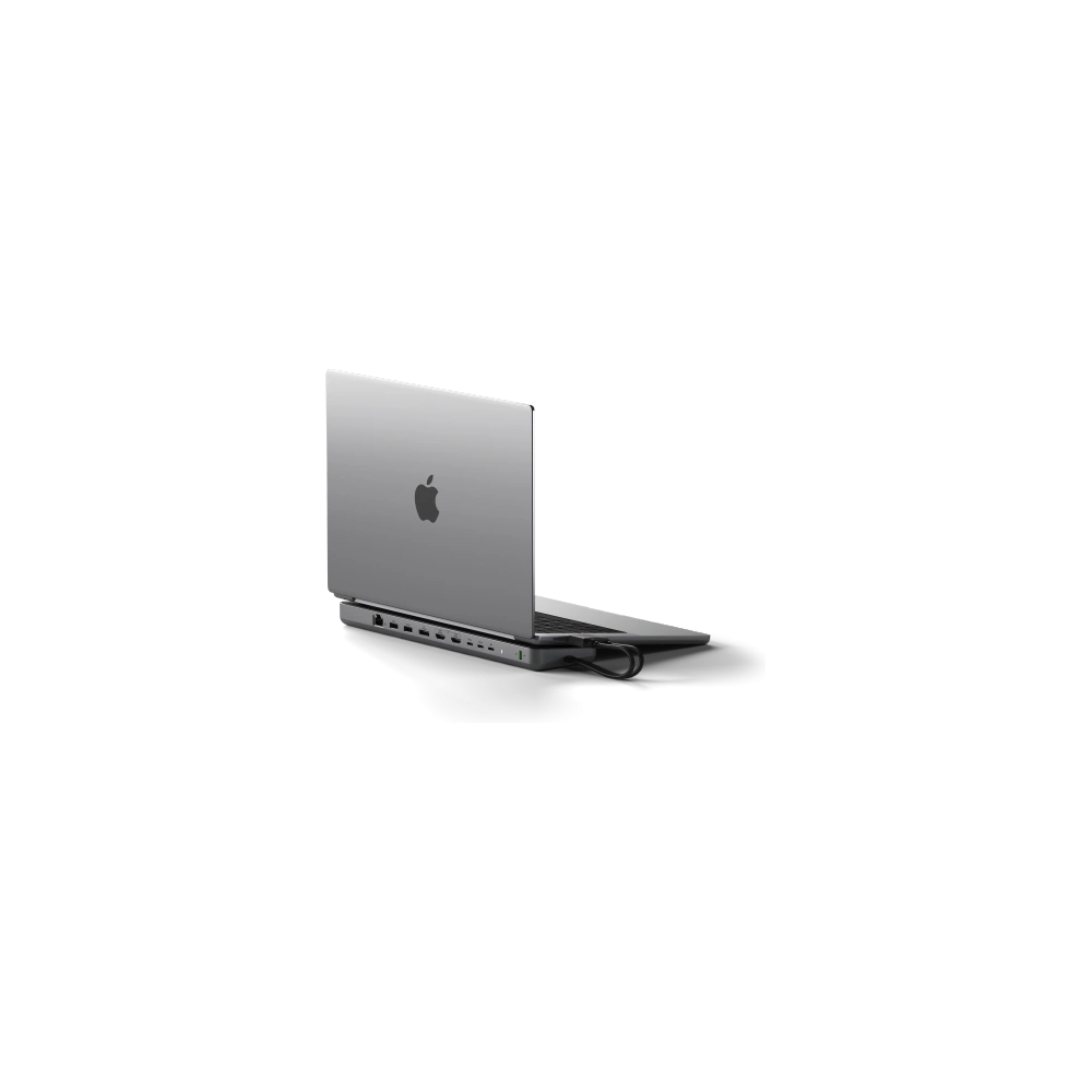Wholesale Satechi Dual Dock Stand MacBook 2xUSB-C / USB-C PD 75W,2xUSB-C,2xHDMI 2.0, DP 1.4 Port, 2xUSB-A,RJ45,M.2 SATA/NVMe - STH128 - {ean13} - Hurt