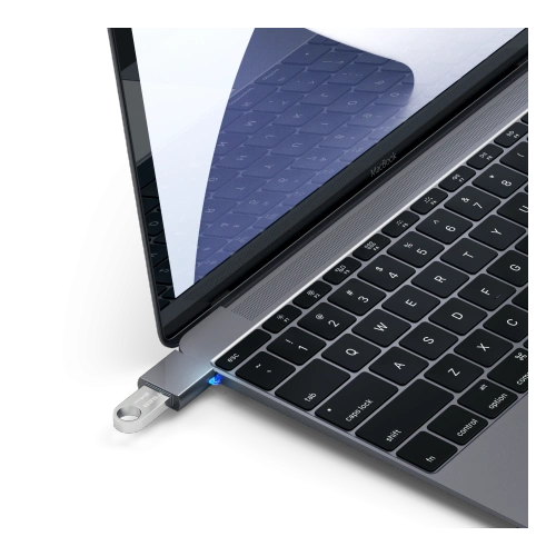 Adapter Satechi Aluminum USB-C / USB-A 3.0 space gray